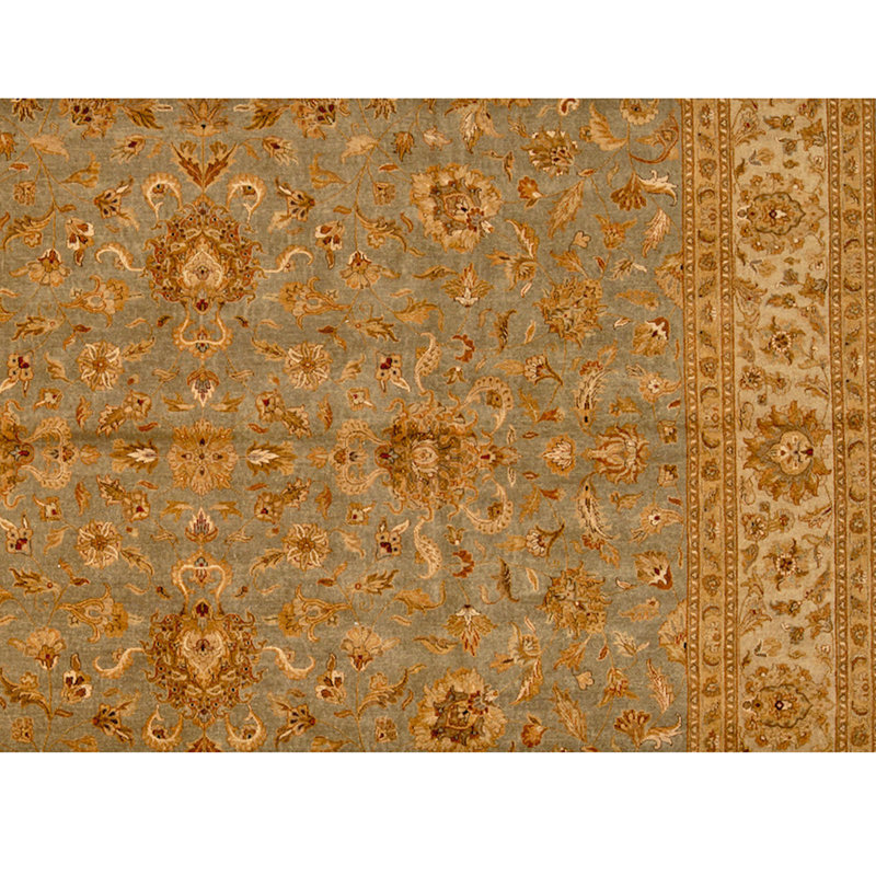 Tapis rectangulaire noué à la main