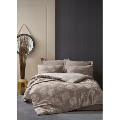 Ensemble de housse de couette moderne et contemporain en mélange de coton 6 pièces Charette