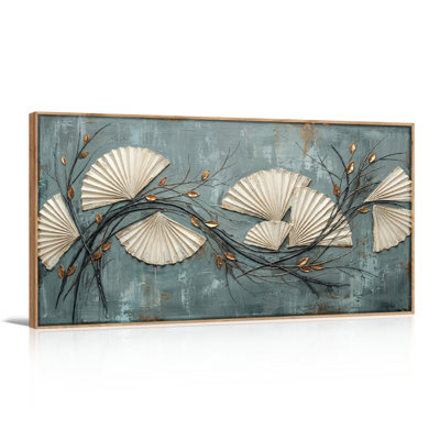 «Fan Branch», reproduction d'art sur toile, ensemble de 1