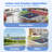47" X 30" Mini Table Tennis Table With Adjustable Height For Indoor Outdoor