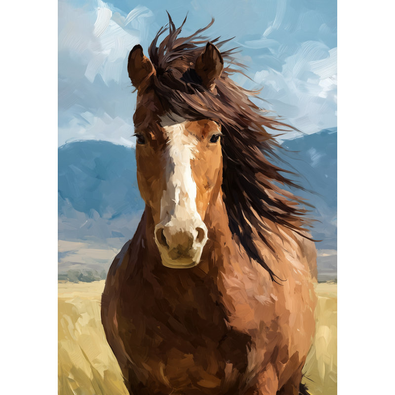 Art mural sur toile Wind Windner, L 30 po x H 40 po x P 1,5 po