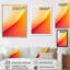 Orange Spectral Slice I - formes abstraites, impressions d'art mural-97082699-97082704