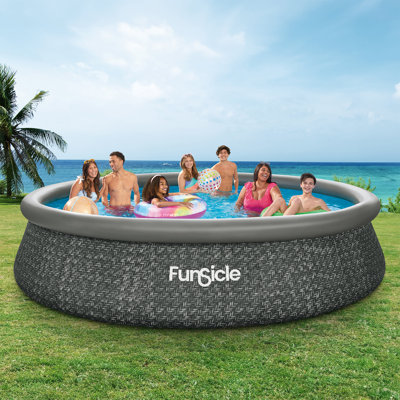 Funsicle QuickSet Ring Top Above Ground Swimming Pool