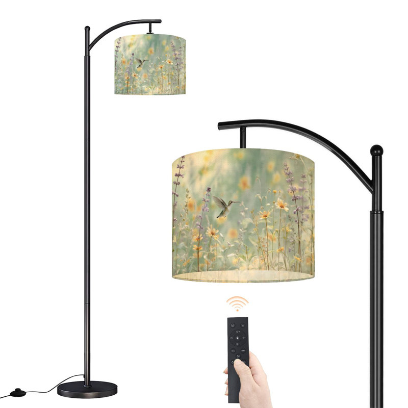 Lampe sur pied avec abat-jour réglable Arc