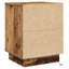 Bedside Cabinet With 2 Pcs 39 X 34.5 X 50 Cm-1400603449