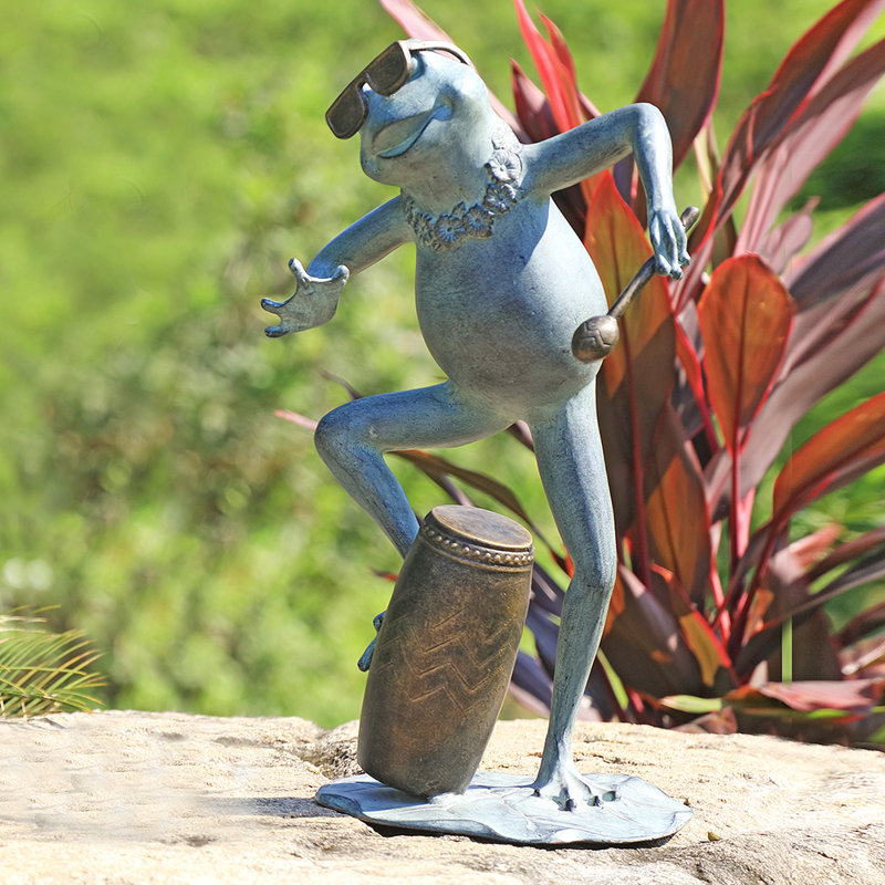 Frog Metal Garden Statue