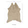 Lilianna Faux Cowhide Mini Ivory Rug