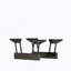 Table basse relevable moderne avec 4 tabourets pour le salon 1 espace de rangement caché-1731257366
