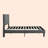 Classic Upholstered Platform Bed with Headboard & Wood Slat Mattress Foundation, Gray-1599559081