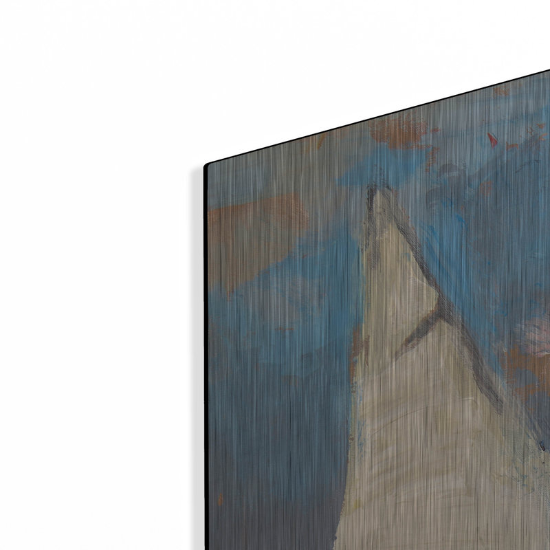 Breakwater Bay «Ghost Sailing» par Beth Forst, art mural en métal, MTL-14027, H 36 po x l 36 po