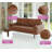 Bridgeview Leather Mid Century Modern Upholstered Square Arm Sofa or Loveseat-1975572774-1911478719