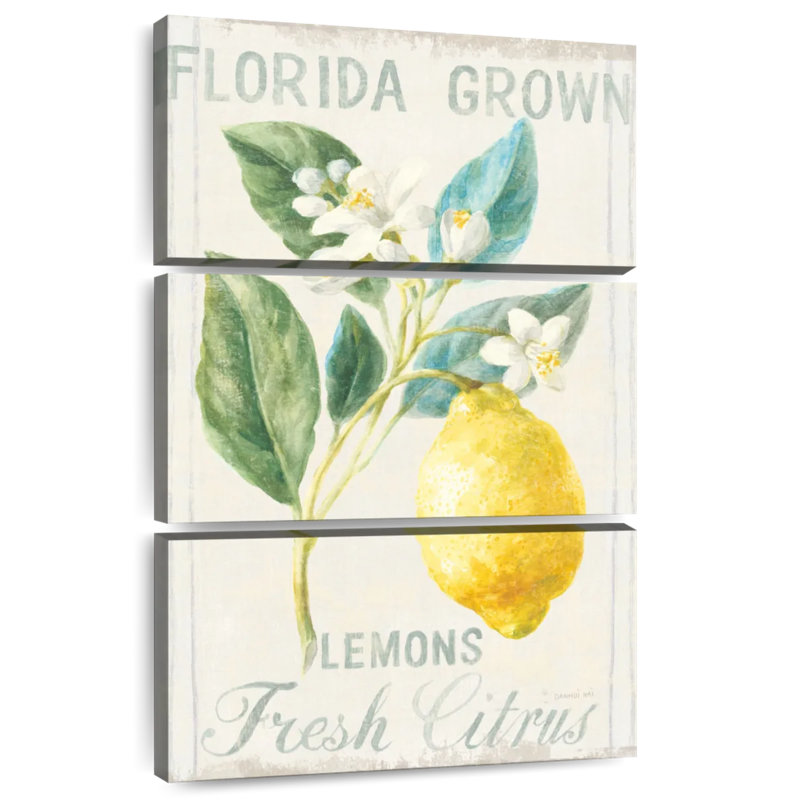 Kema Floursack Lemon I Wall Sign, 32" H x 20" W