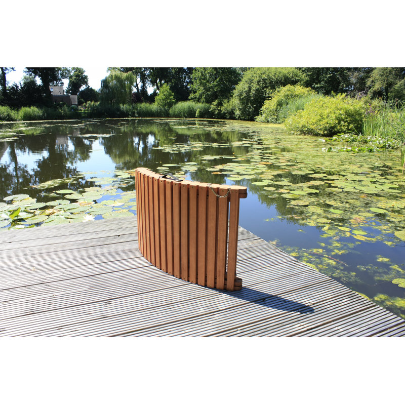 Aanijah 186cm Long Eucalyptus Single Lounger with Cushions