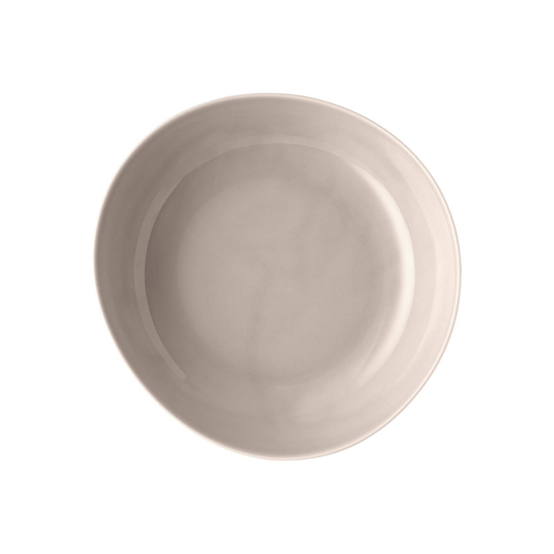 Junto Porcelain Dinner Plate, Soft Shell