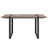 Bailey Rectangular with Steel and Stainless Steel Base Dining Table-1688501446