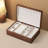 Black Walnut Wooden 2 Layer Jewelry Box