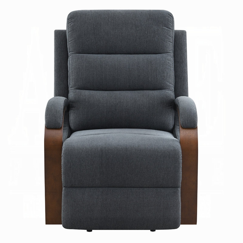 Jea Power Recliner Armchair With Lift Heating Massage, Gray Chenille Fabric, Gray/Brown