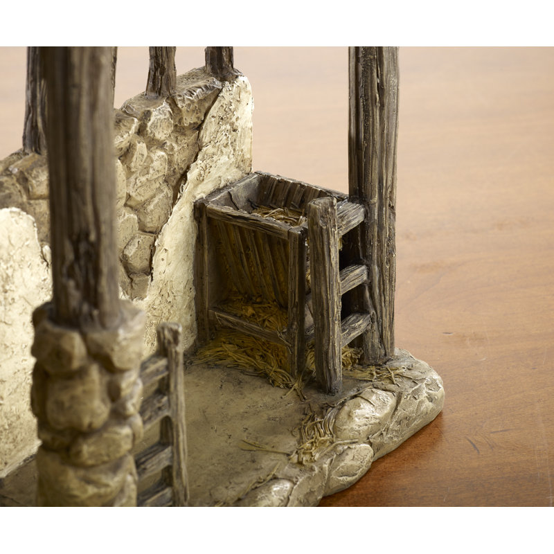 Lighted Nativity Stable for 10H Set