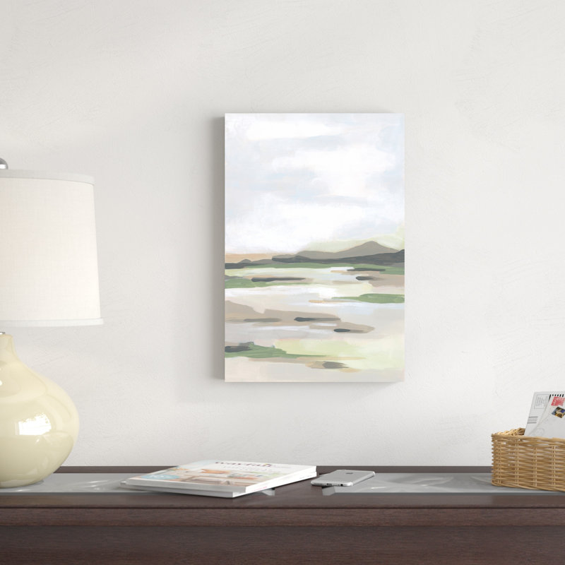 Mesa Verde II - peinture sur toile tendue, H 18 po x l 12 po x P 1,25 po