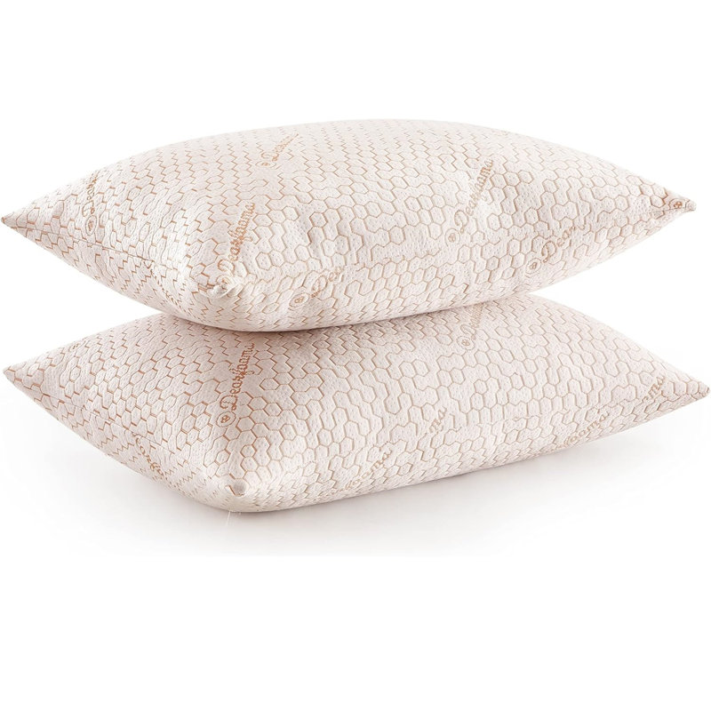 Ensemble de 2 coussins de lit en cuivre, Standard