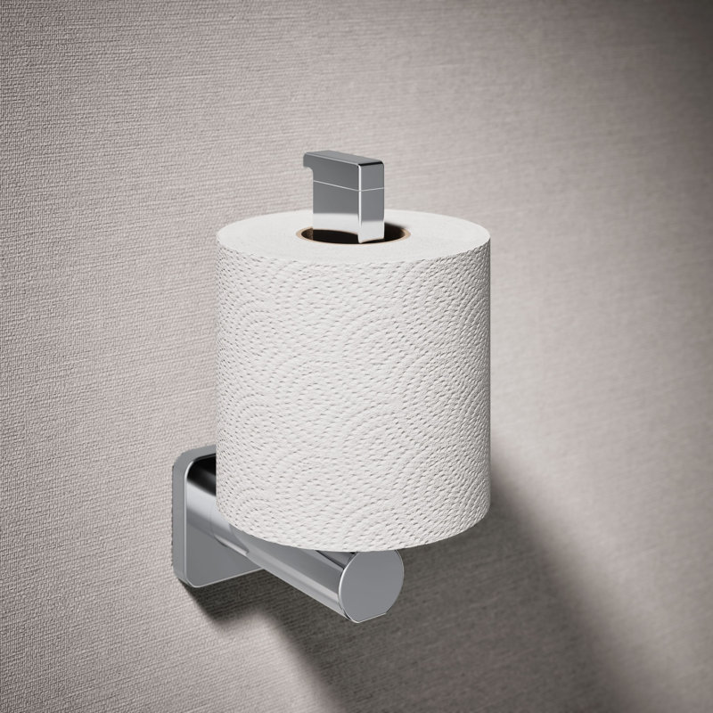 Parallel Vertical Toilet Paper Holder, Polished Chrome