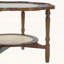 Table basse de style Mid-Century, rangement à 2 niveaux