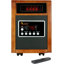Dr. Infrared Heater Elite Series 1500 Watt 5200 BTU Electric Cabinet Space Heater with Adjustable Thermostat , Remote Included and with Digital Display