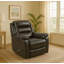 Fauteuil inclinable pivotant en cuir-231490961