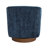 Forno Upholstered Swivel Barrel Chair With Wood Base-1742565163