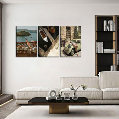 3 Piece Wrapped Canvas Set