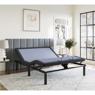 Base de lit grand ajustable Os25, avec massage du corps et 41 po Ensemble profond avec ajustement du pied de la tête