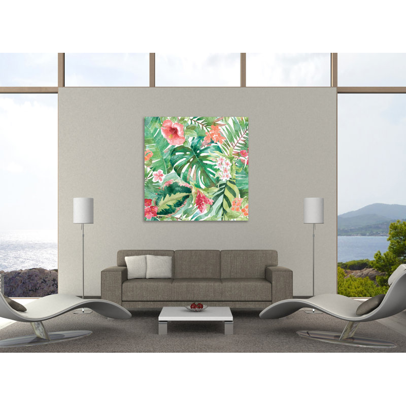 «From The Jungle Pattern V» par Beth Grove - peinture sur toile tendue, H 30 po x l 30 po x P 1,5 po
