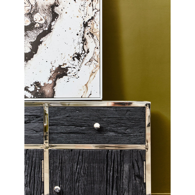150cm Sideboard, Black