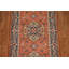 Tapis de couloir géométrique Heriz Serapi fait à la main 3 x 8