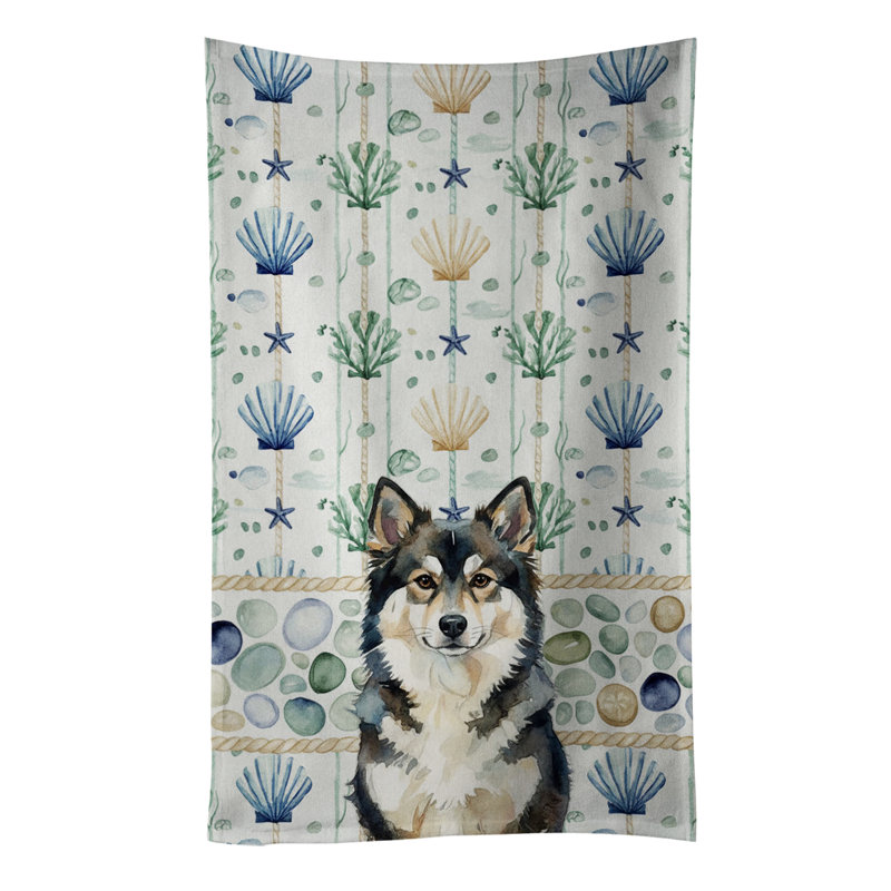 Serviette de cuisine Finnish Lapphund, Chien finnois de Laponie
