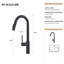Robinet de cuisine rétractable 18,83 po-121209974