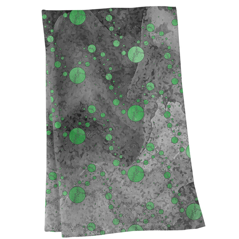 Mcguigan Tea Towel Kitchen Towel, Cotton Twill, Gray/Green