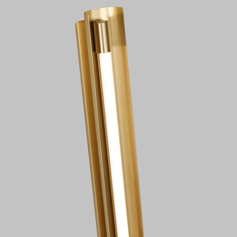 Carson 1 - Light LED Bath Bar, Burnished Brass