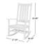 Chaise berçante POLYWOOD Vineyard Porch-27659575