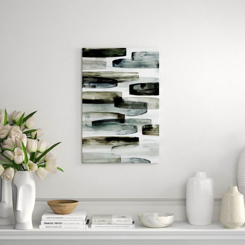 Layered Strokes II Print by Guseul Park, Image Brush Gel, 30" H x 20" W x 1.5" D
