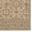 Tapis rectangulaire en laine touffeté à la main brun / or Karthik-229118176