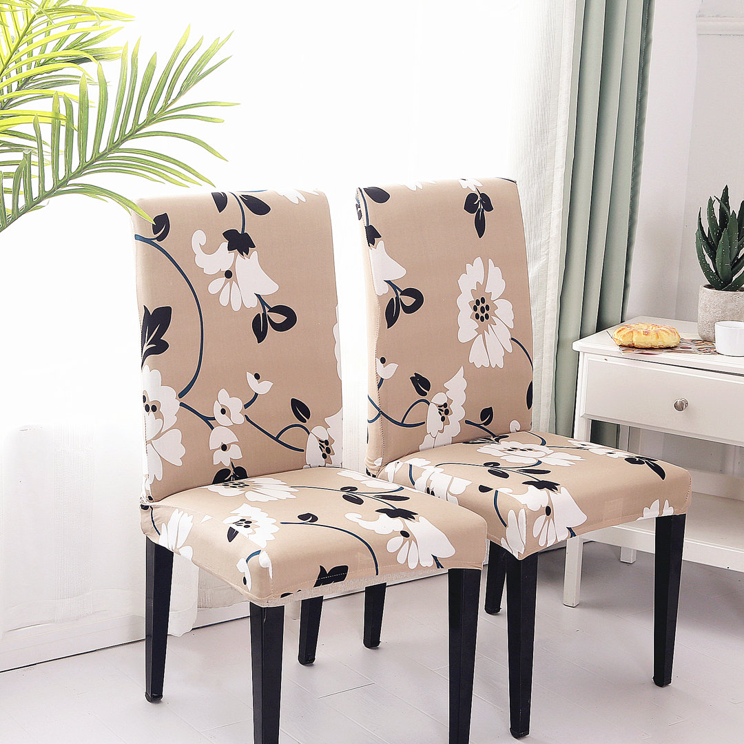 Polyester Box Cushion Dining Chair Slipcover (Set of 2) Winston Porter
