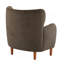 Fauteuil club à oreilles rembourré