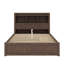Lit plateforme double avec tablettes coulissantes-2104864116