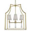 Lustre géométrique à 4 lumières Charvier-209790478