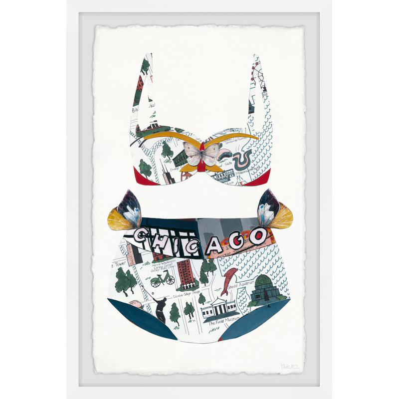 «Trendy Chicago Bikini», cadre photo, H 30 po x l 20 po x P 1,5 po