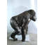 Statue de gorille géant en aluminium avec sculpture en fourrure complexe NIFao