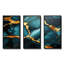 «Green and Gold Topaz Agate Granite I», reproduction d'art murale abstraite-1471635909-1471635908