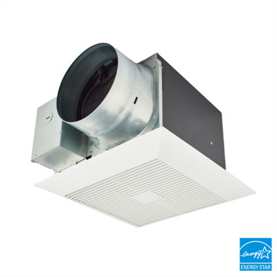 WhisperGreen Select Pick-A-Flow 30 to 110 CFM Bathroom Exhaust Fan LED Flex-Z Fast Bracket 4/6 in. Duct Adapter