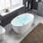 Ember 55'' x 31.75'' Soaking Acrylic Bathtub-51226547